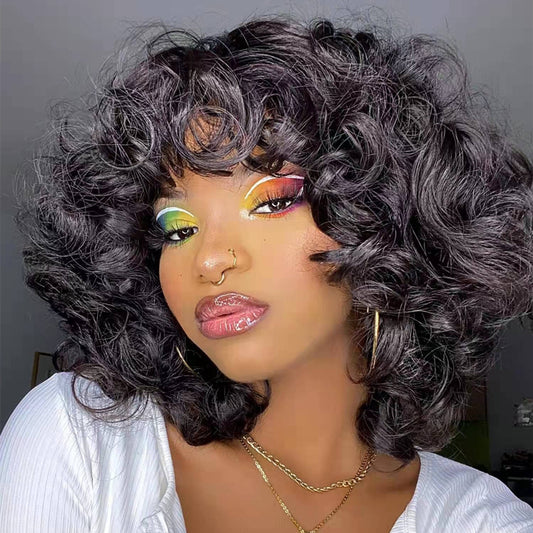 Sexy short curly hair